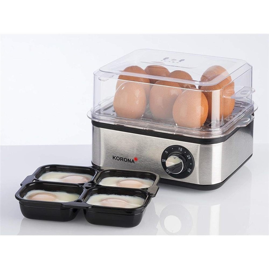 KORONA Mini Dampfgarer und Eierkocher 25303 bis zu 16 Eier 500 Watt NEU
