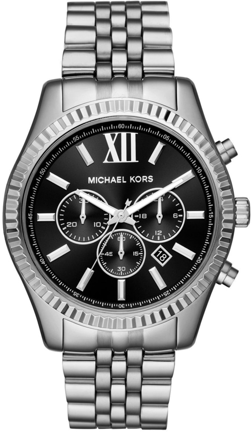 MICHAEL KORS MK8602 Armbanduhr Herrenchronograph 44 mm Edelstahl B-WARE
