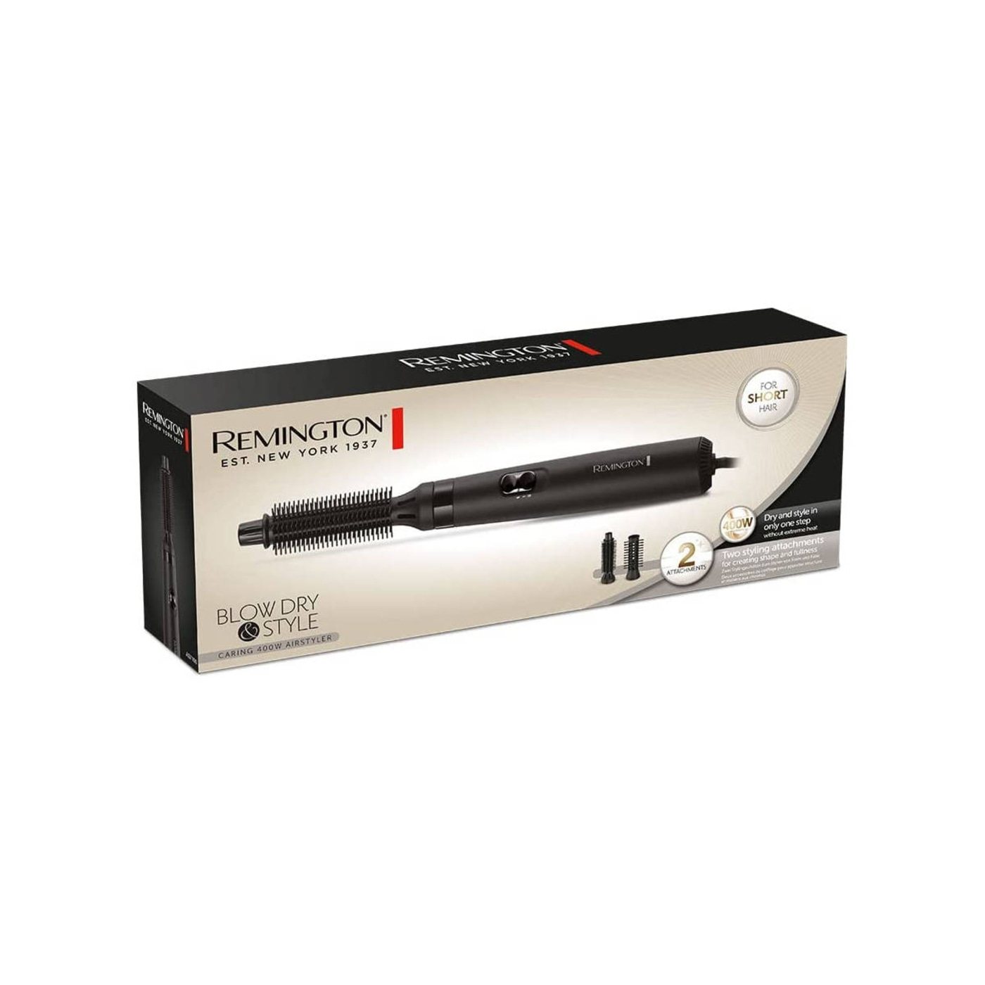 REMINGTON Warmluftbürste Airstyler AS7100 Blow Dry&Style 2 Heiz-&Gebläsestufen