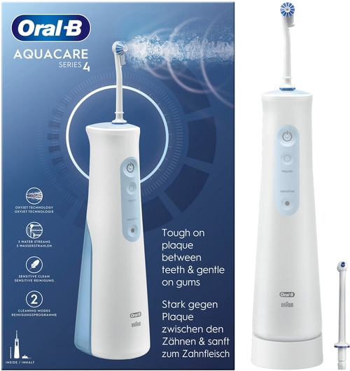 Oral-B Aquacare Series 4, Zahnreinigung, sanft zu den Zähnen und dem Zahnfleisch