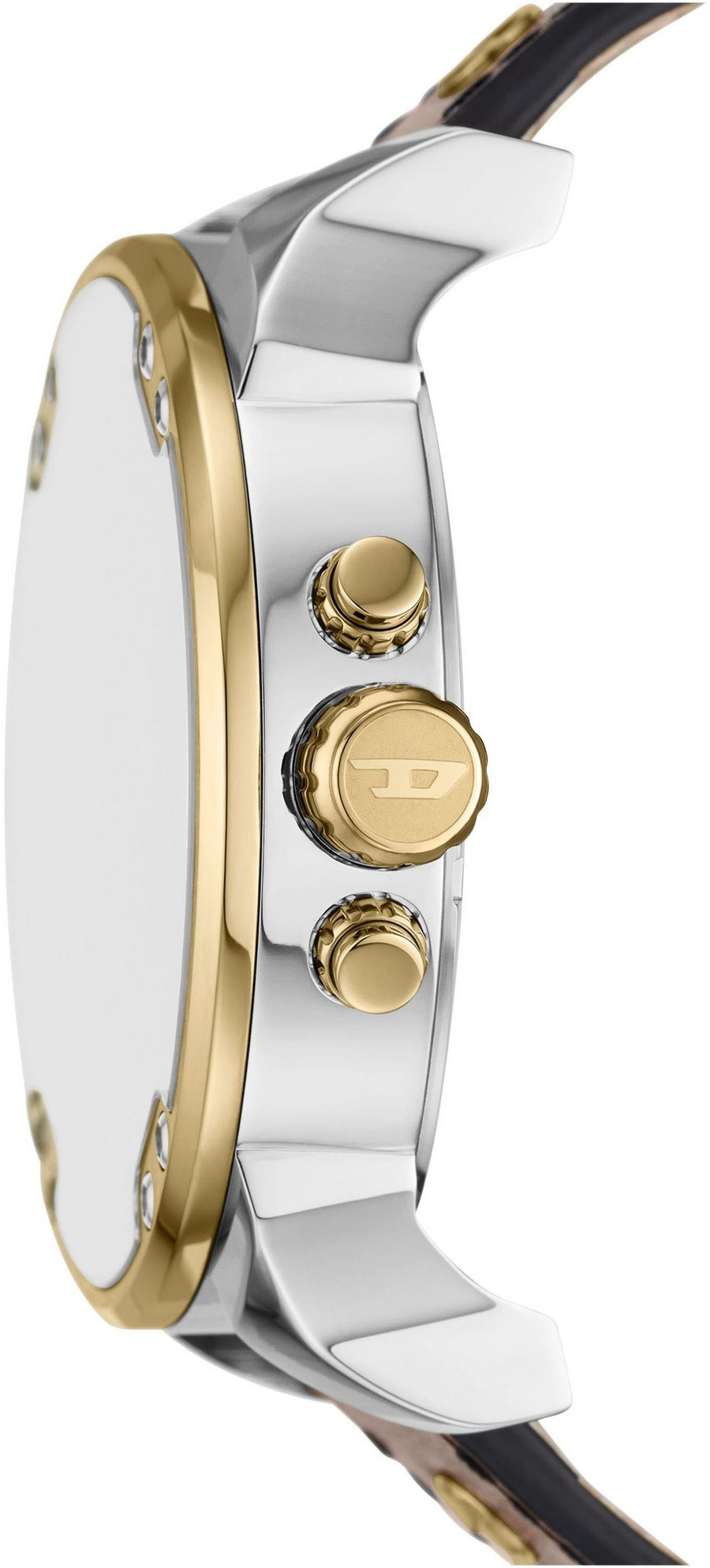 DIESEL Chronograph MR. DADDY 2.0 DZ7483 Armbanduhr Herrenuhr Lederarmband