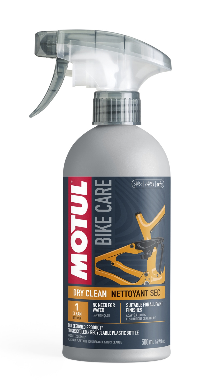 MOTUL "Dry Clean" Fahrradreiniger 500 ml Gründliche Reinigung ohne Wasser