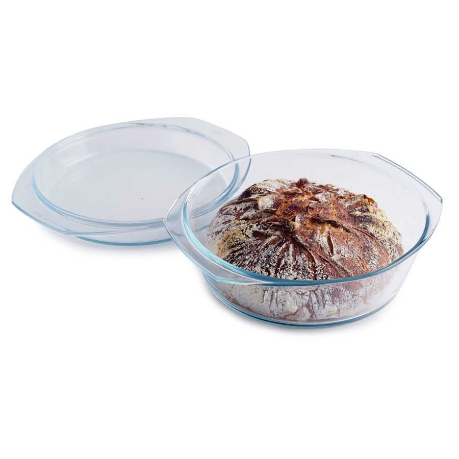 BETTY BOSSI Backform mit Deckel, Glas, 2.5 l