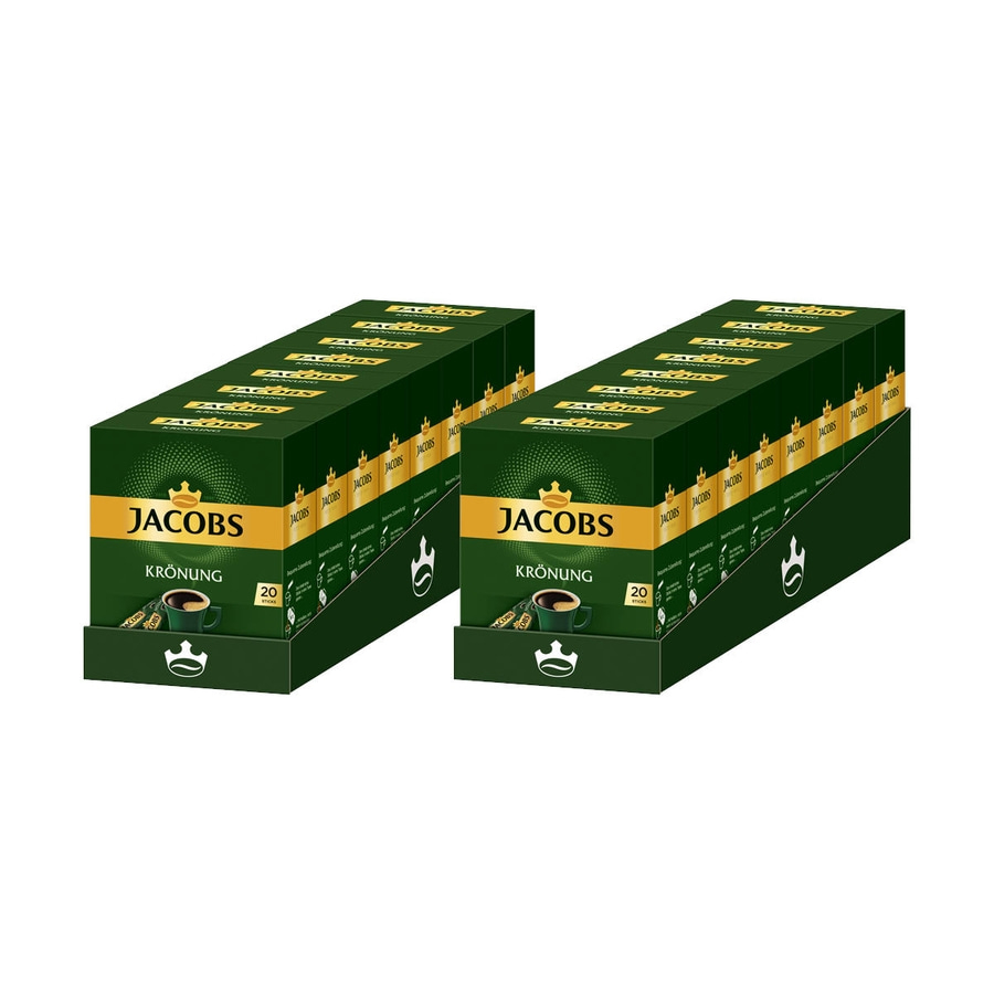 JACOBS Löskaffee Krönung 16x20 Sticks Kaffee löslich Instantkaffee 320 Getränke
