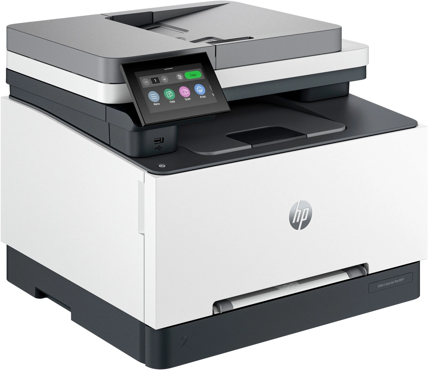 HP Color LaserJet Pro MFP Drucker, Multifunktionsdrucker, Bürogerät, weiß-grau