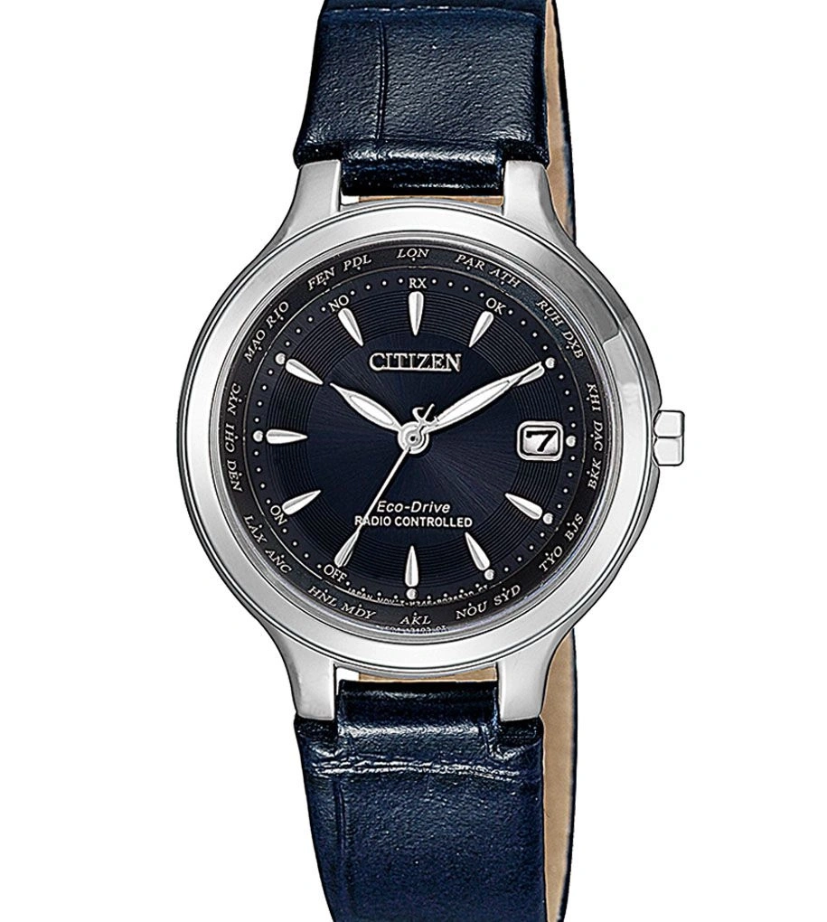 Citizen Herren Armbanduhr EC1170-26L Herrenuhr Leder Edelstahl Saphirglas B-Ware