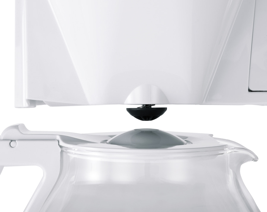 MELITTA Filterkaffeemaschine Look Timer 1025-07 Weiß Warmhaltefunktion 10 Tassen