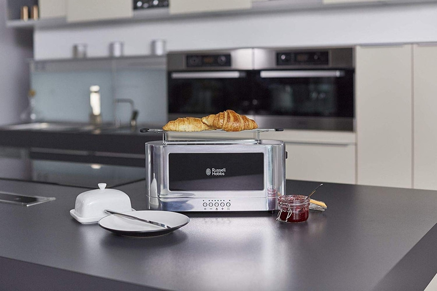 RUSSELL HOBBS Toaster Elegance 23380-56 Schnell-Toast-Technologie 6 Stufen 1420W