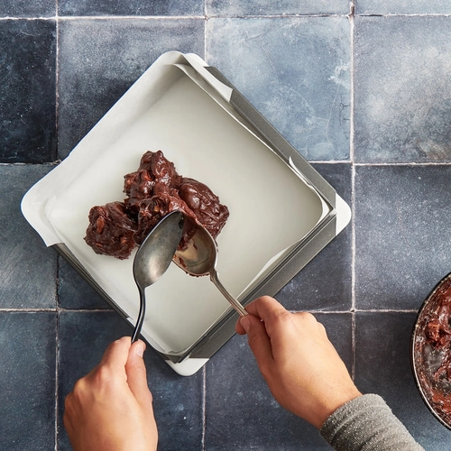 BETTY BOSSI Brownies & Brookies, Buch + Backform Brownies - Kombi Keramik