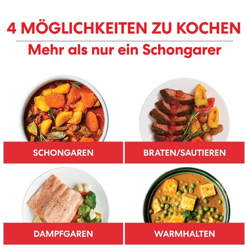 INSTANT POT Superior 4in1 Multikocher Slow Cooker Schongarer 7,1L 800W mit Timer
