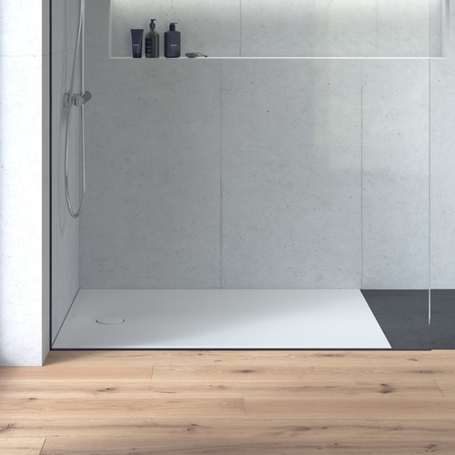 DURAVIT Bodenbündige Duschwanne Tempano 1400x1000 mm Rechteck Weiß