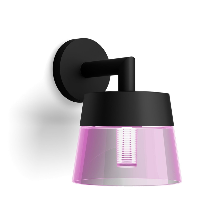 Philips Hue White and Color Ambiance Attract Outdoor Wall Light schwarz