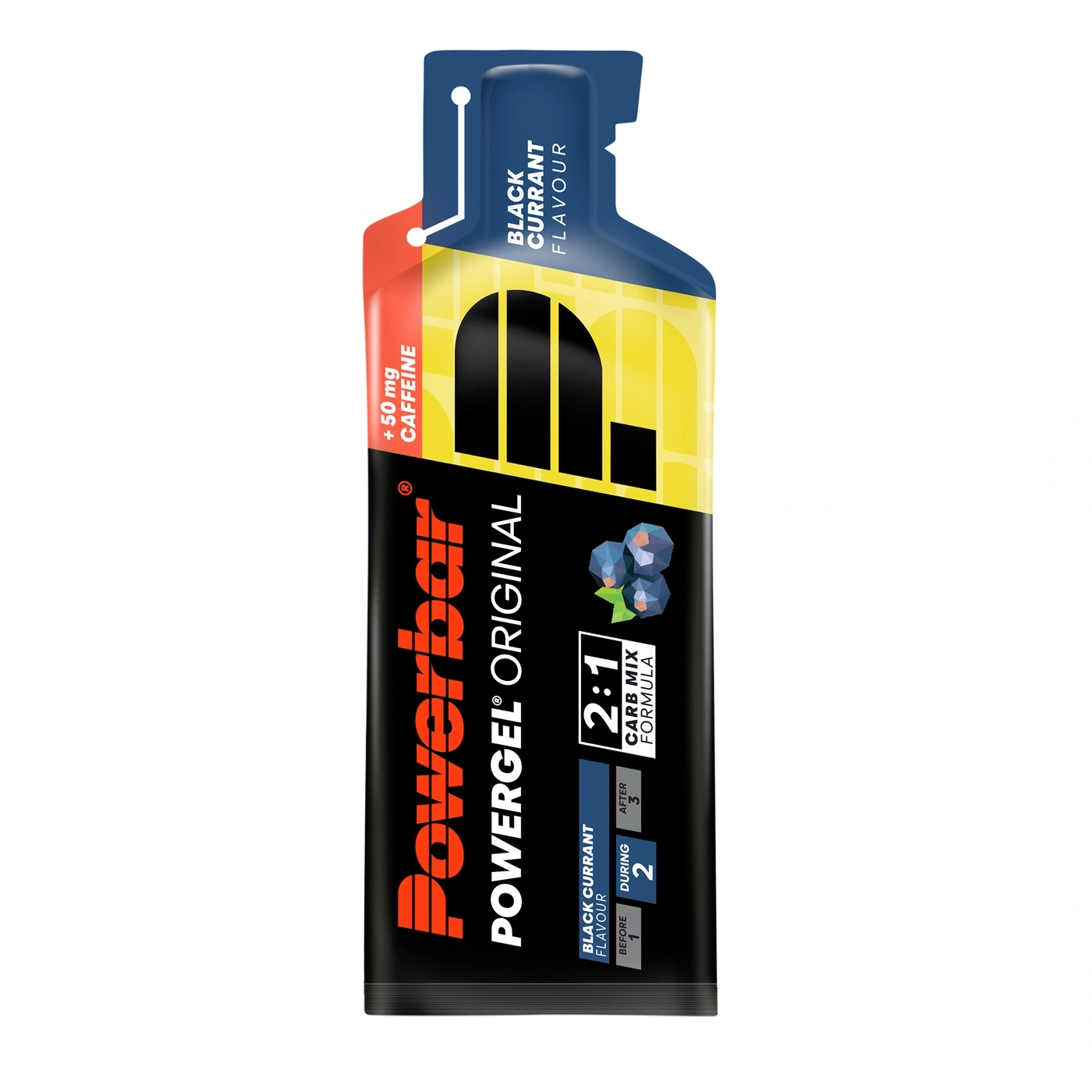 Schwarze Johannisbeere-Powergel mit Koffein für Sportler