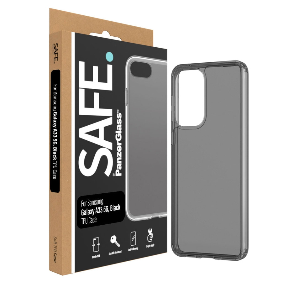 PanzerGlass™ SAFE. Samsung Galaxy A33 5G Handyhülle schwarz Das Original