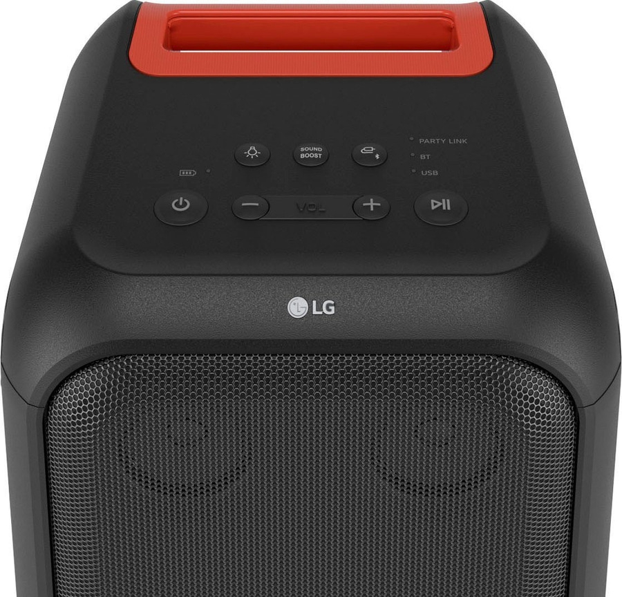 LG tragbarer Lautsprecher XBOOM XL5S 2.1 Party-Lautsprecher 200 Watt RMS B-WARE