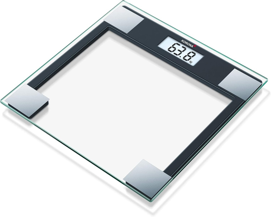 KORONA Glaswaage GABRIELA 76754 150kg LCD Display Personenwaage Körperwaage NEU