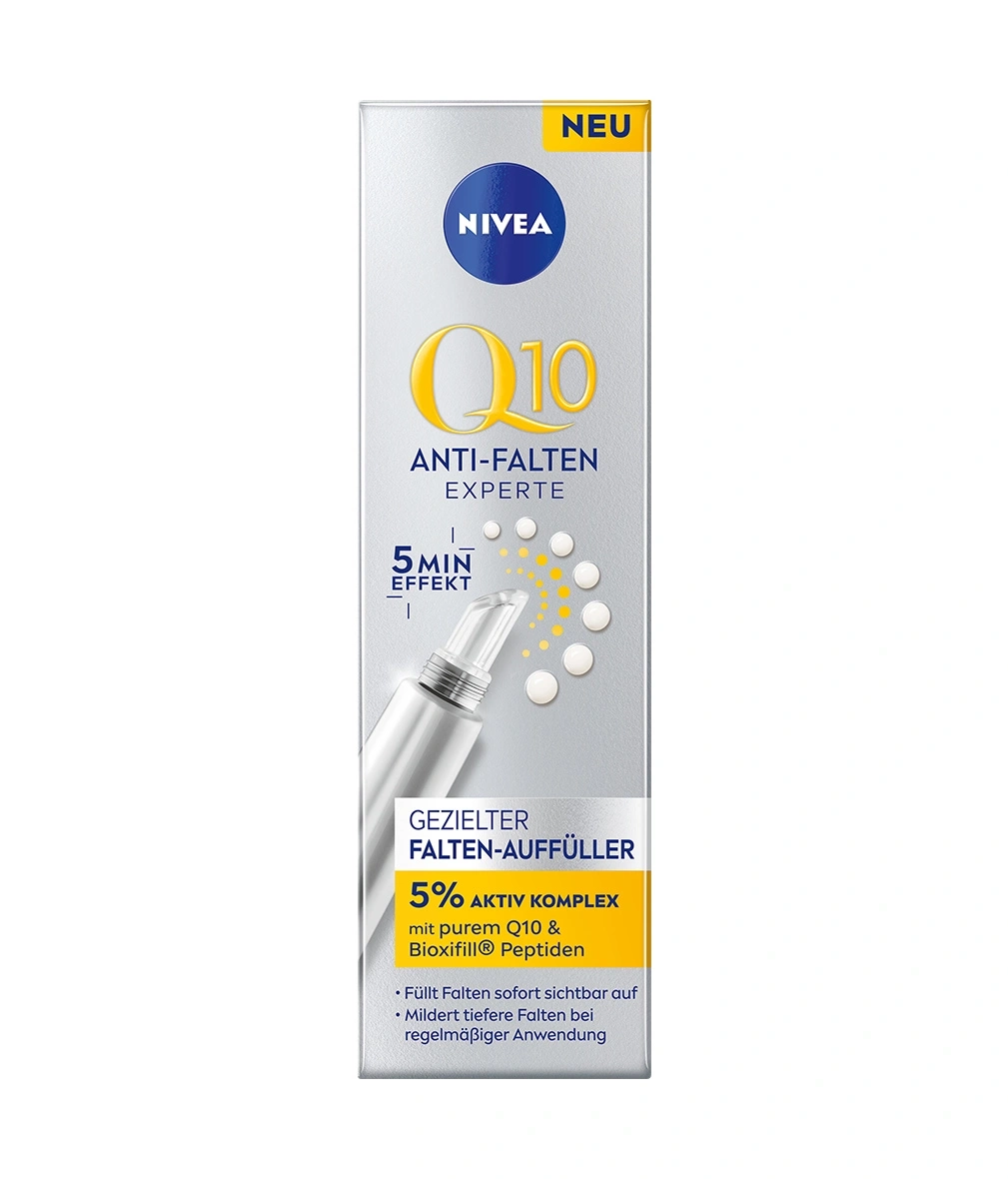 Nivea Q10 Anti-Falten Experte, Faltenauffüller, 5% Aktiv Komplex, Gesichtspflege