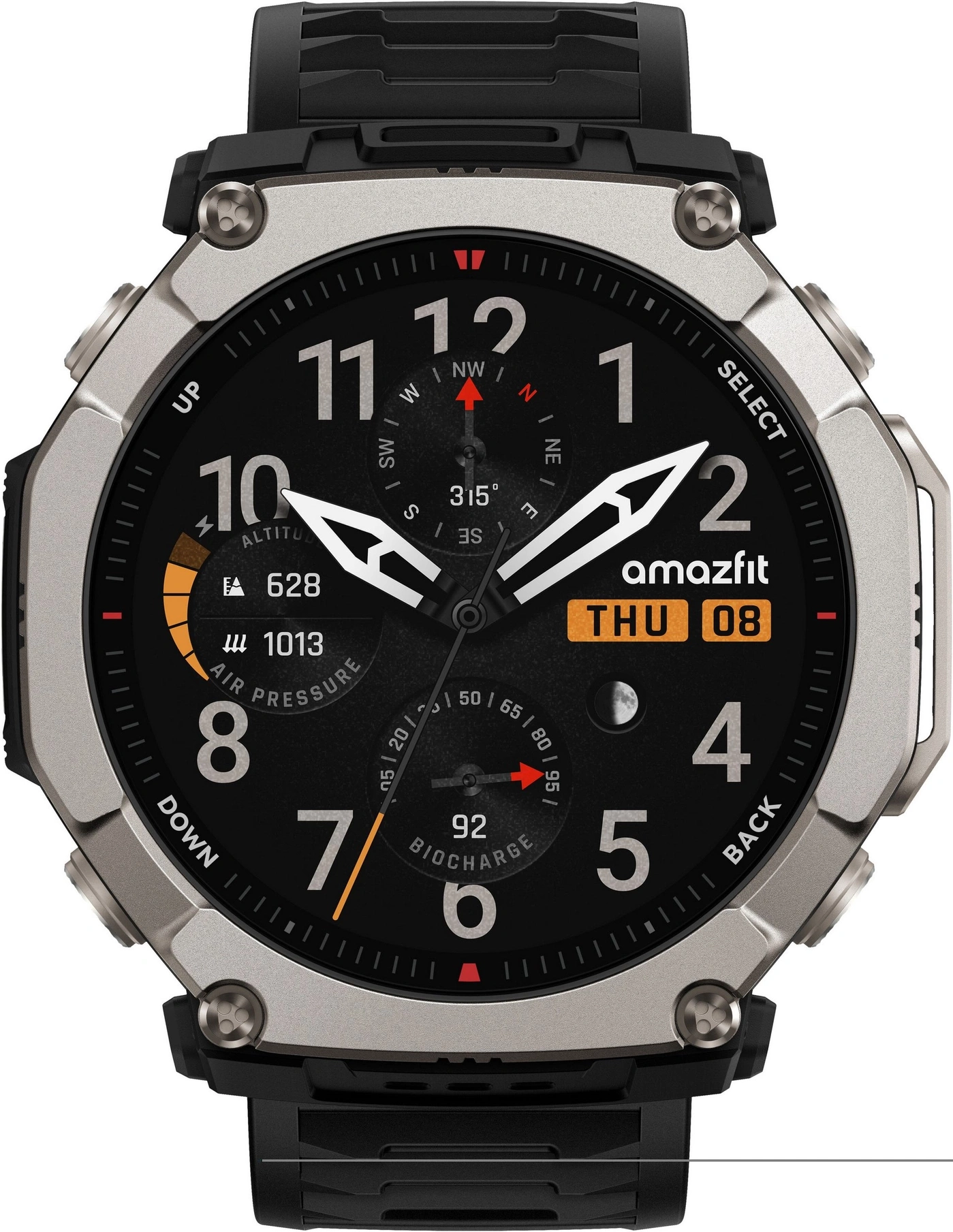 AMAZFIT Smartwatch T-Rex Ultra 2 1,5Zoll AMOLED Display WLAN Bluetooth B-WARE