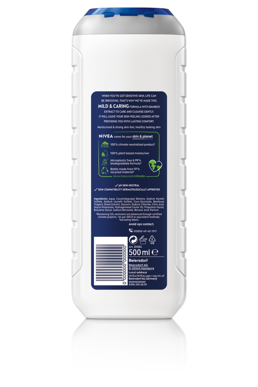 NIVEA MEN Pflegedusche Sensitive, 4 x 500ml