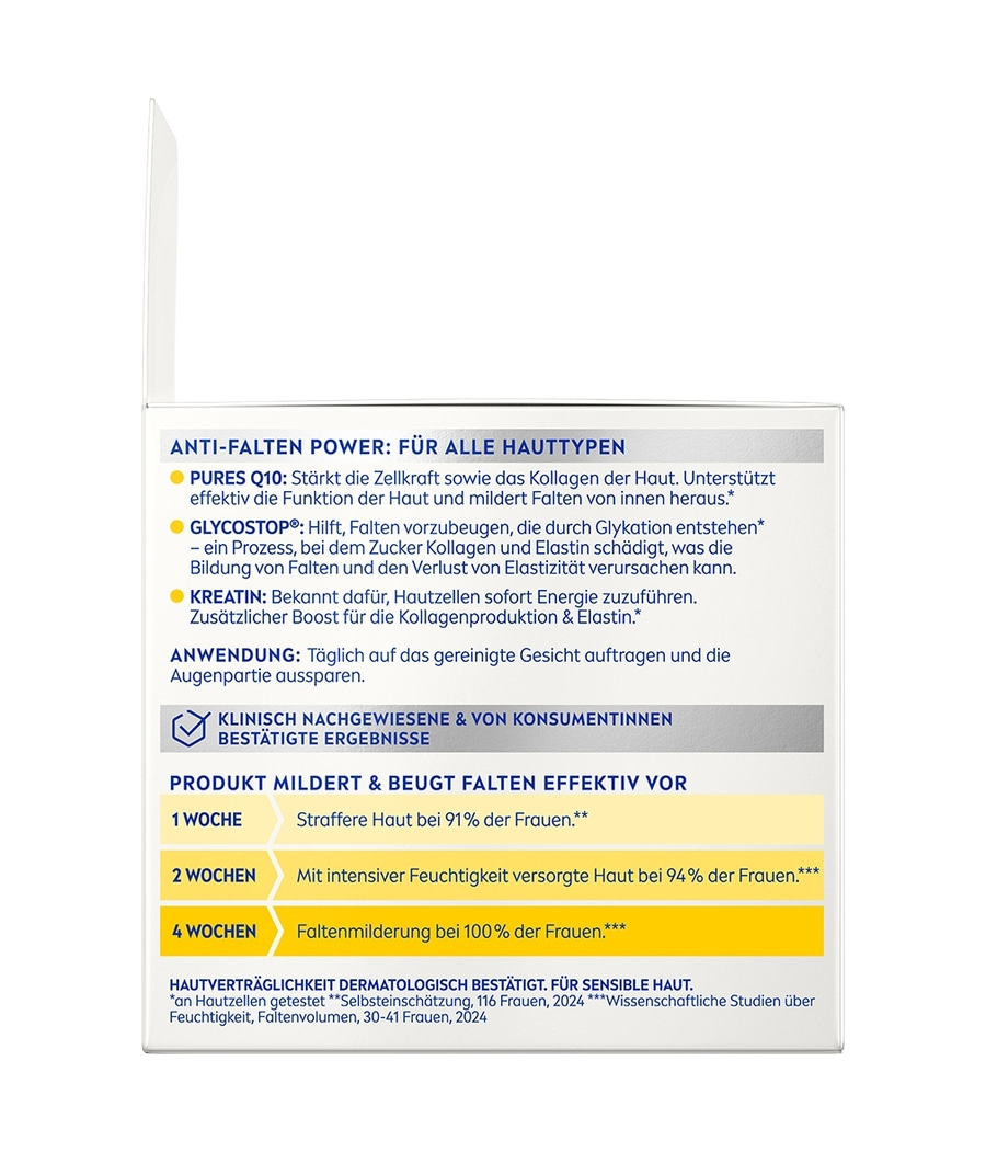 NIVEA Q10 Anti-Falten Power Extra Straffende Tagespflege LSF 15 50 ml