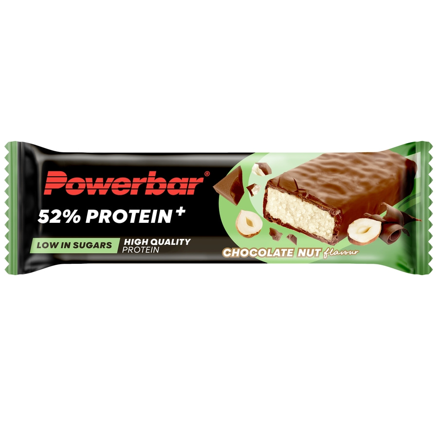 POWERBAR 52% Protein Plus Chocolate Nut 20x50g High Protein Low Sugar Riegel
