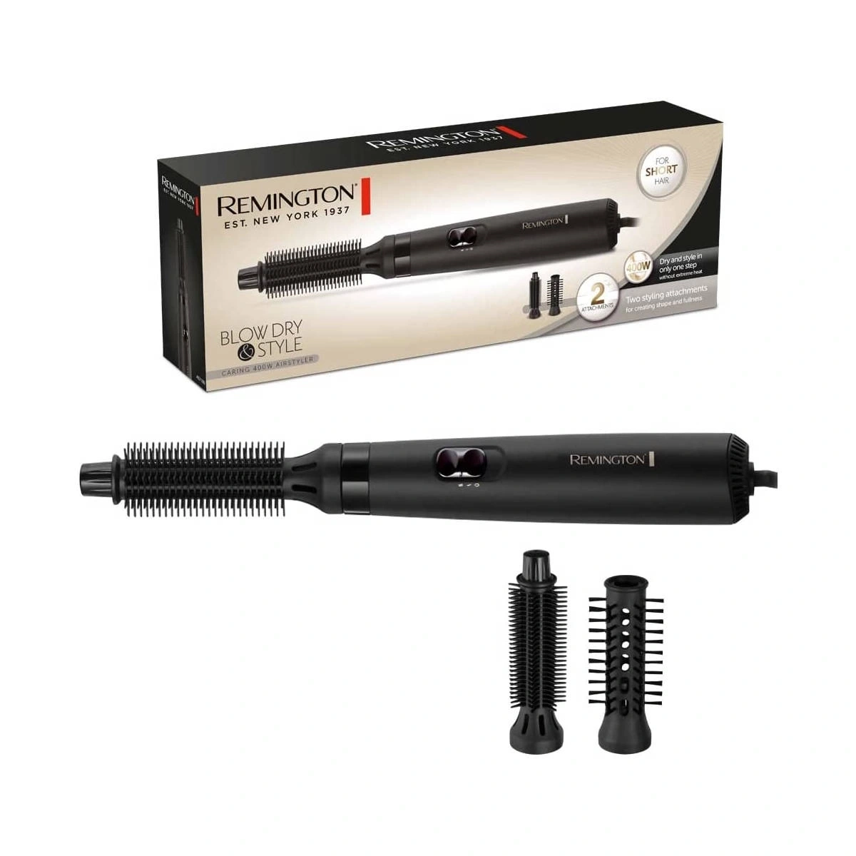 REMINGTON Warmluftbürste Airstyler AS7100 Blow Dry&Style 2 Heiz-&Gebläsestufen