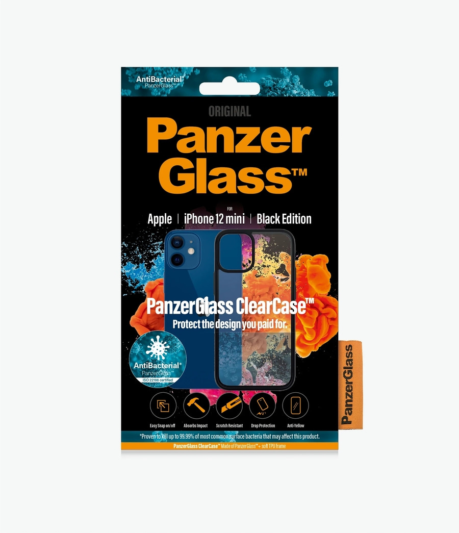 PANZERGLASS Schutzhülle Clear Case iPhone 12 Pro Max Handyhülle TPU Hülle