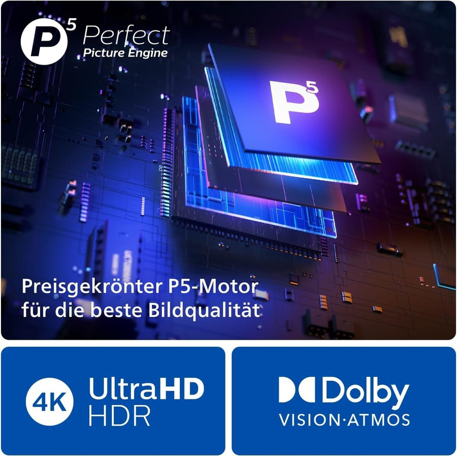 PHILIPS Ambilight Fernseher 75" 4K UHD LED Smart TV 144 Hz 75PUS8909/12 B-Ware