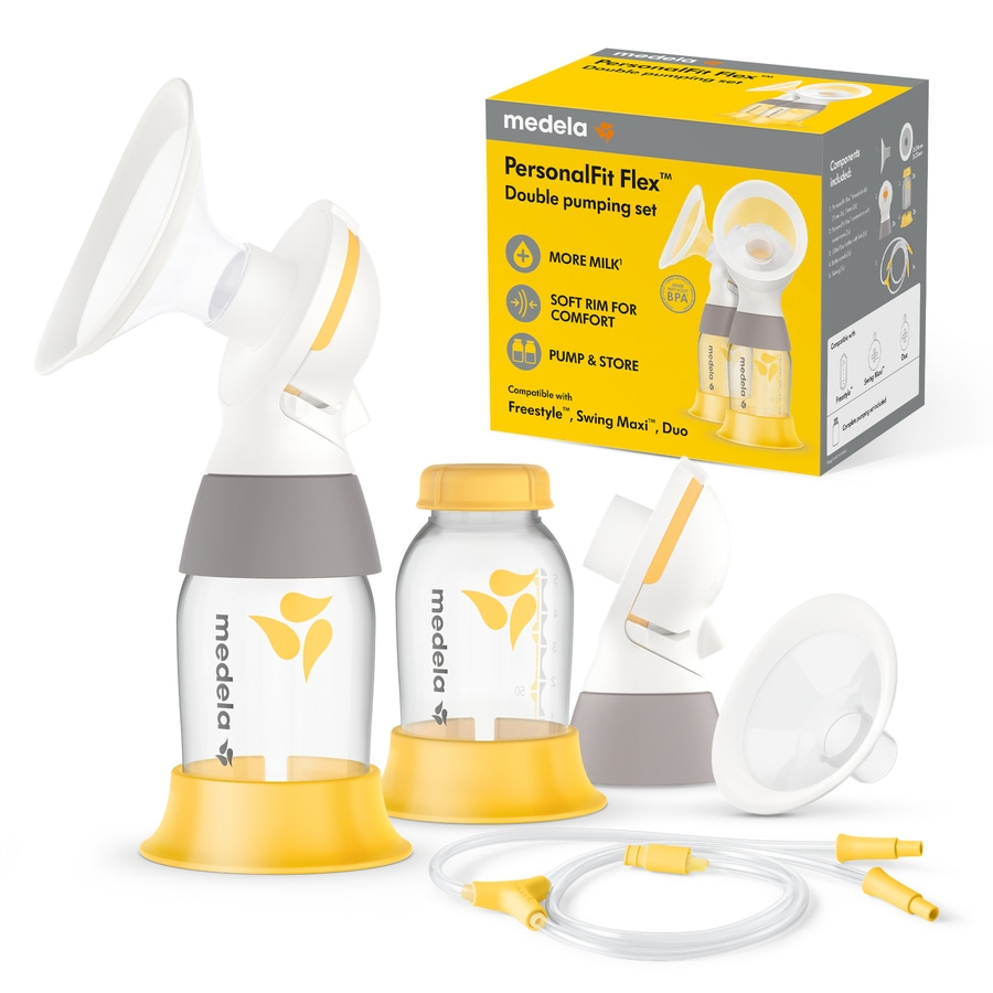 Medela PersonalFit Flex Doppel-Pump-Set, Brustpumpe, Baby-Zubehör, Muttermilch, BPA-frei