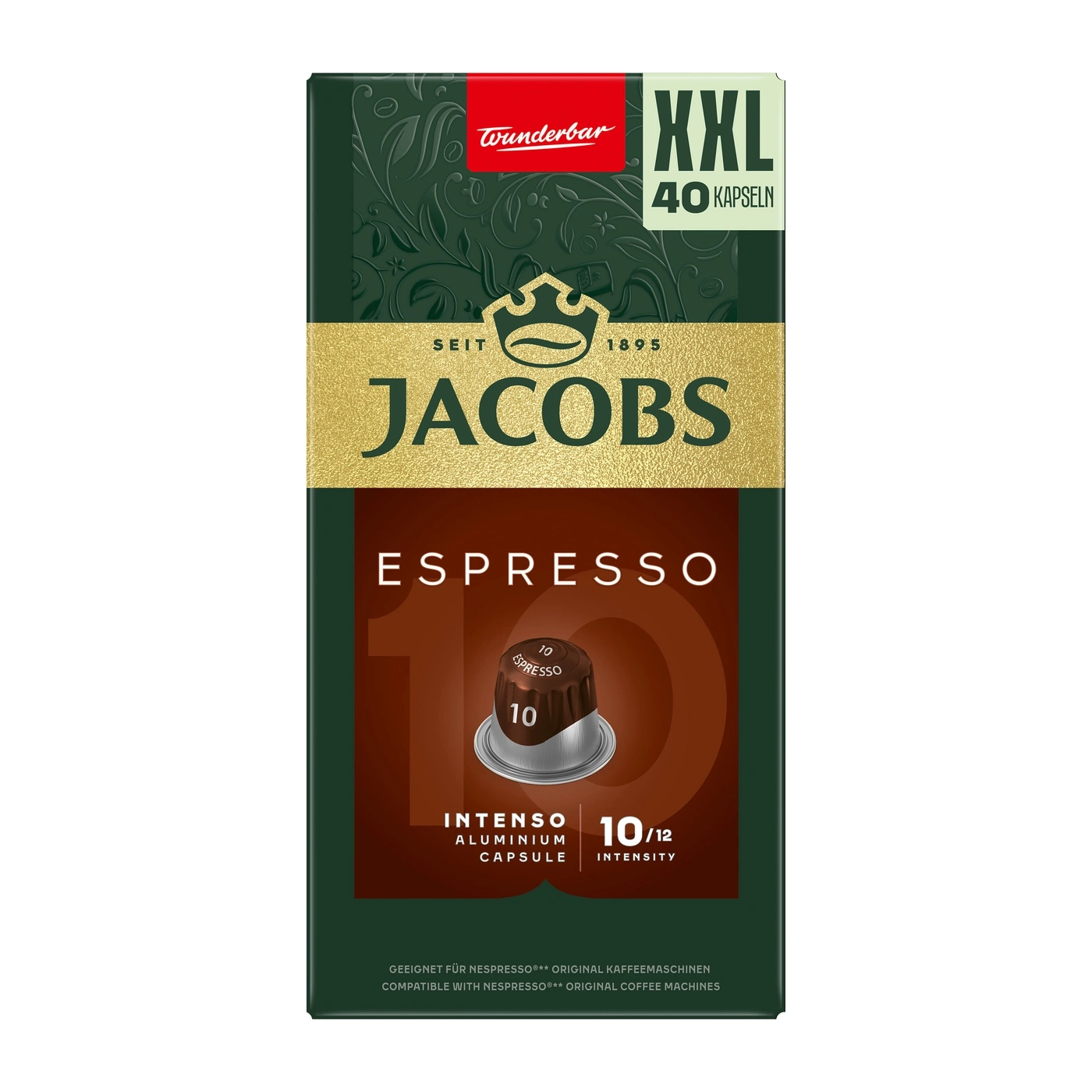 Jacobs Espresso Kaffee Kapseln mit Nespresso Kompatibilität