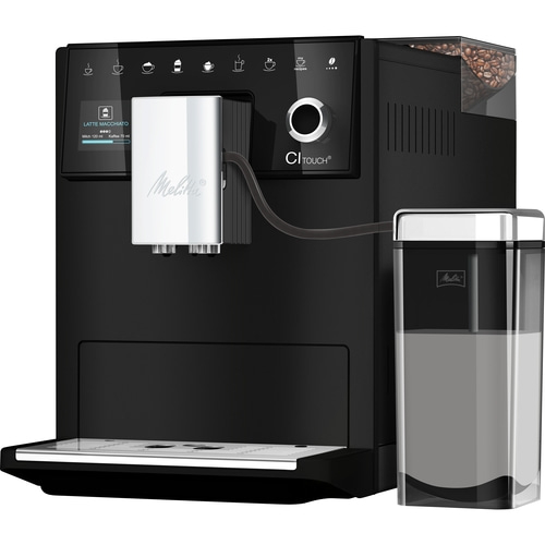 MELITTA Kaffeevollautomat CI Touch frosted black 630-112 1400W 10 Kaffeerezepte
