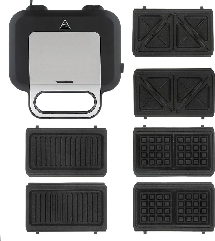 RUSSELL HOBBS Sandwichtoaster Waffeleisen Kontaktgrill Creations 3-in-1 Gerät