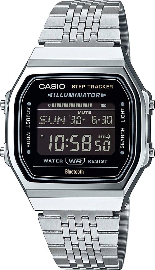 CASIO VINTAGE Smartwatch ABL-100WE-1BEF Acrylglas Bluetooth Armbanduhr