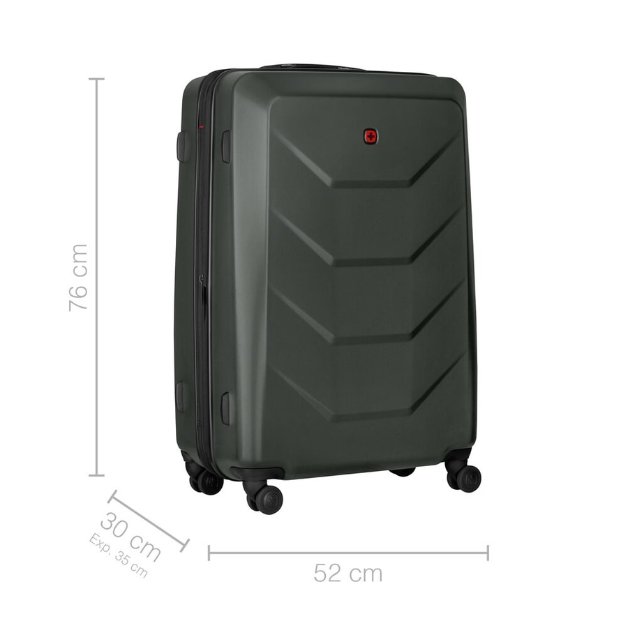 WENGER Hartschalenkoffer Trolley Prymo Large groß erweiterbar 93-107 L Anthrazit