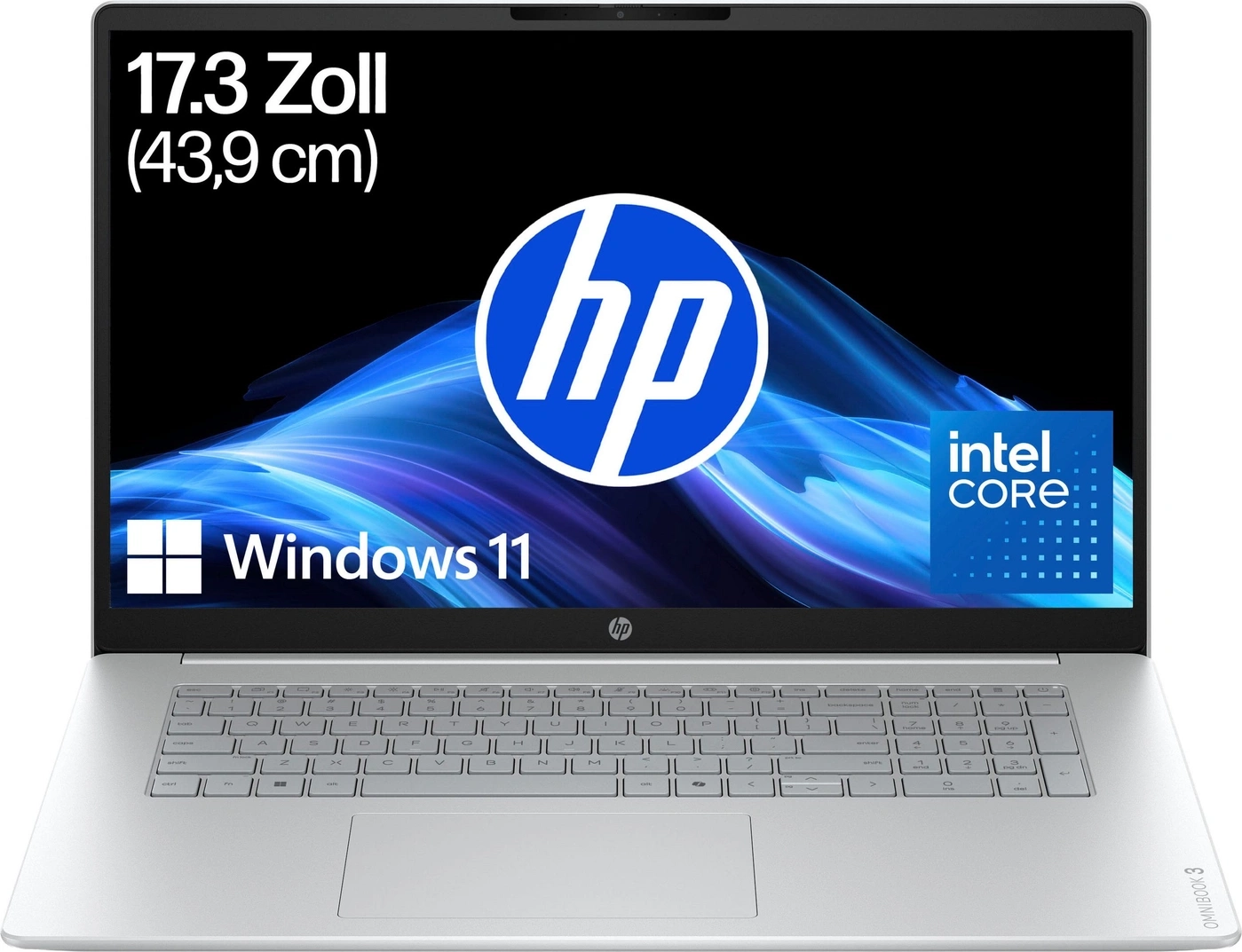 Ein HP Laptop mit Windows 11 und Intel Core Prozessor