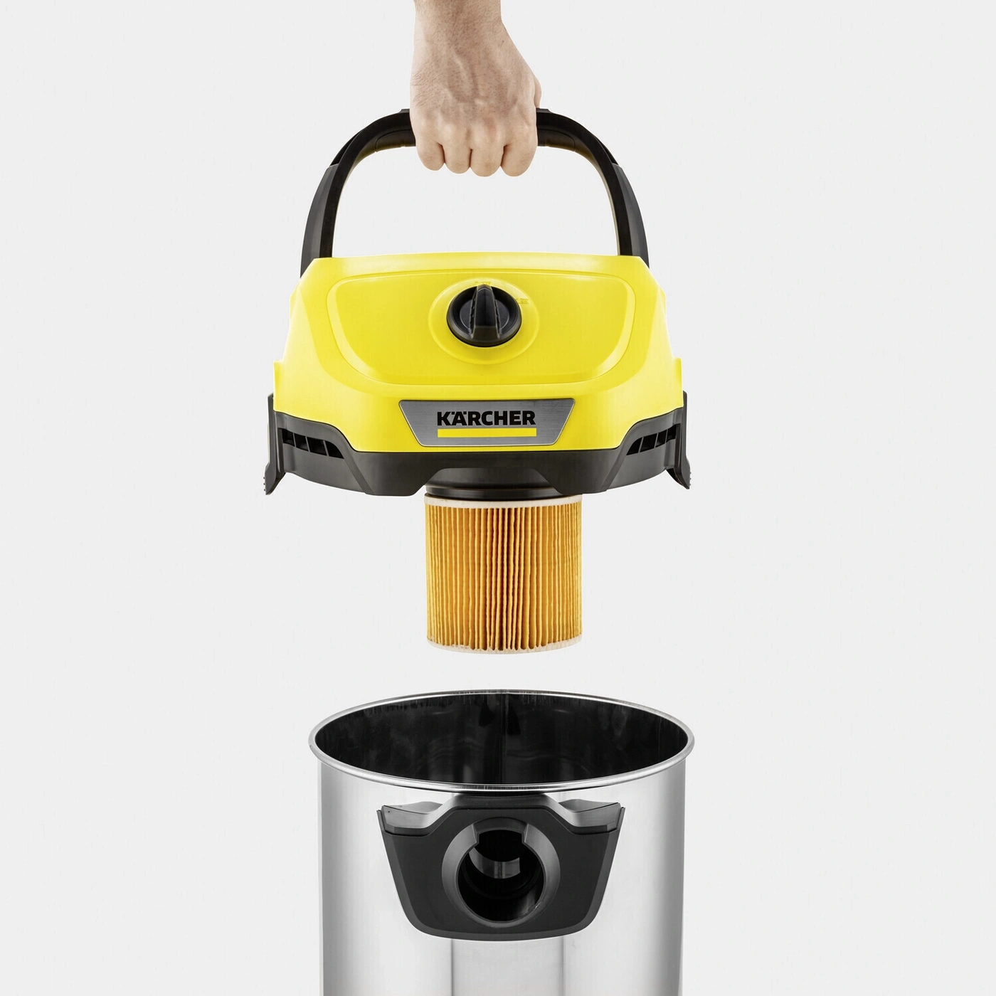 KÄRCHER Nass-Trocken-Sauger WD 3 S 17-Liter-Edelstahlbehälter B-WARE