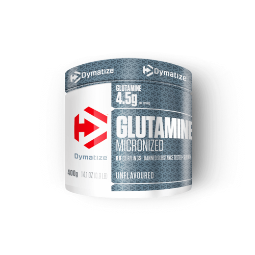 DYMATIZE Glutamin Pulver Glutamine Miconized Aminosäure 100% L-Glutamin 400 g