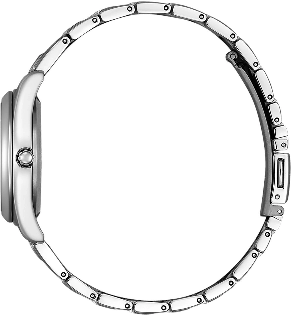 Uhr, silbernes Armband, rundes Zifferblatt, Detailaufnahme, Nahaufnahme, Schmuck