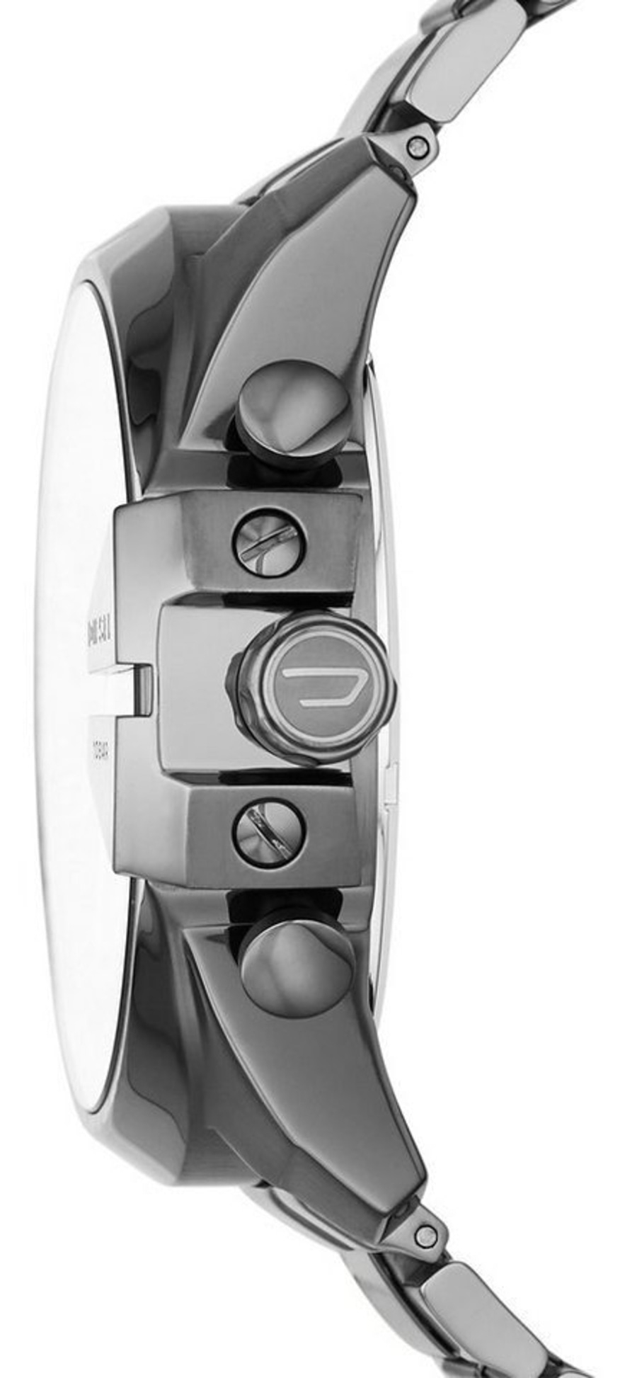 DIESEL Herrenarmbanduhr DZ4329 Quarz Chronograph Mineralglas 51mm grau