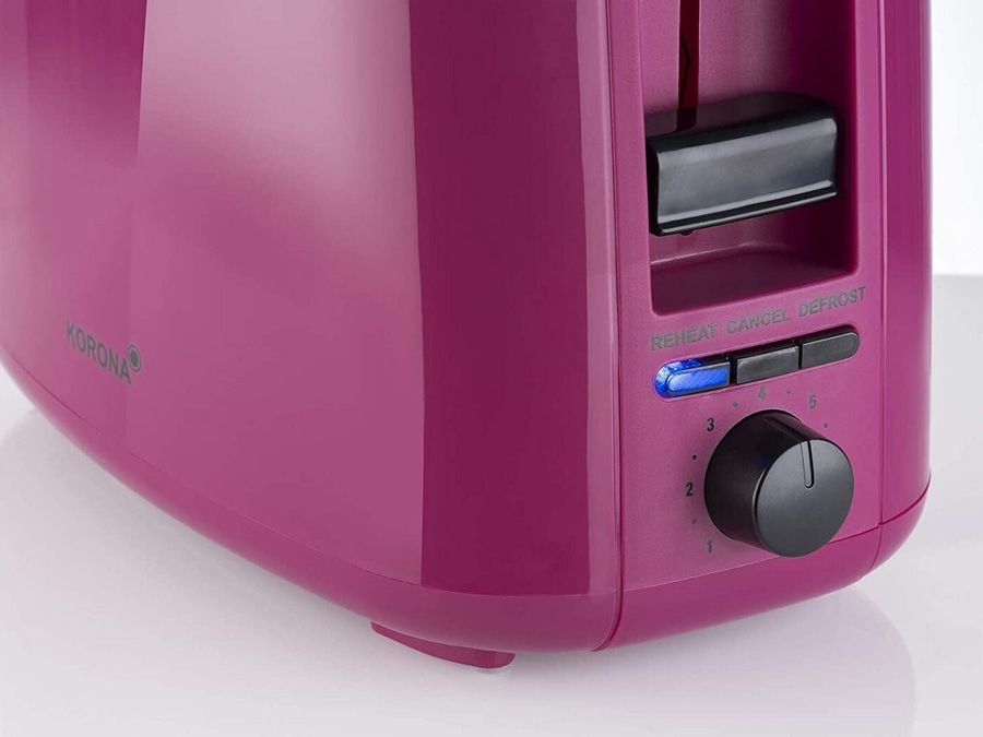 KORONA Toaster 21134 2-Scheiben-Toaster 7 Bräunungsgrade 750 Watt beere NEU