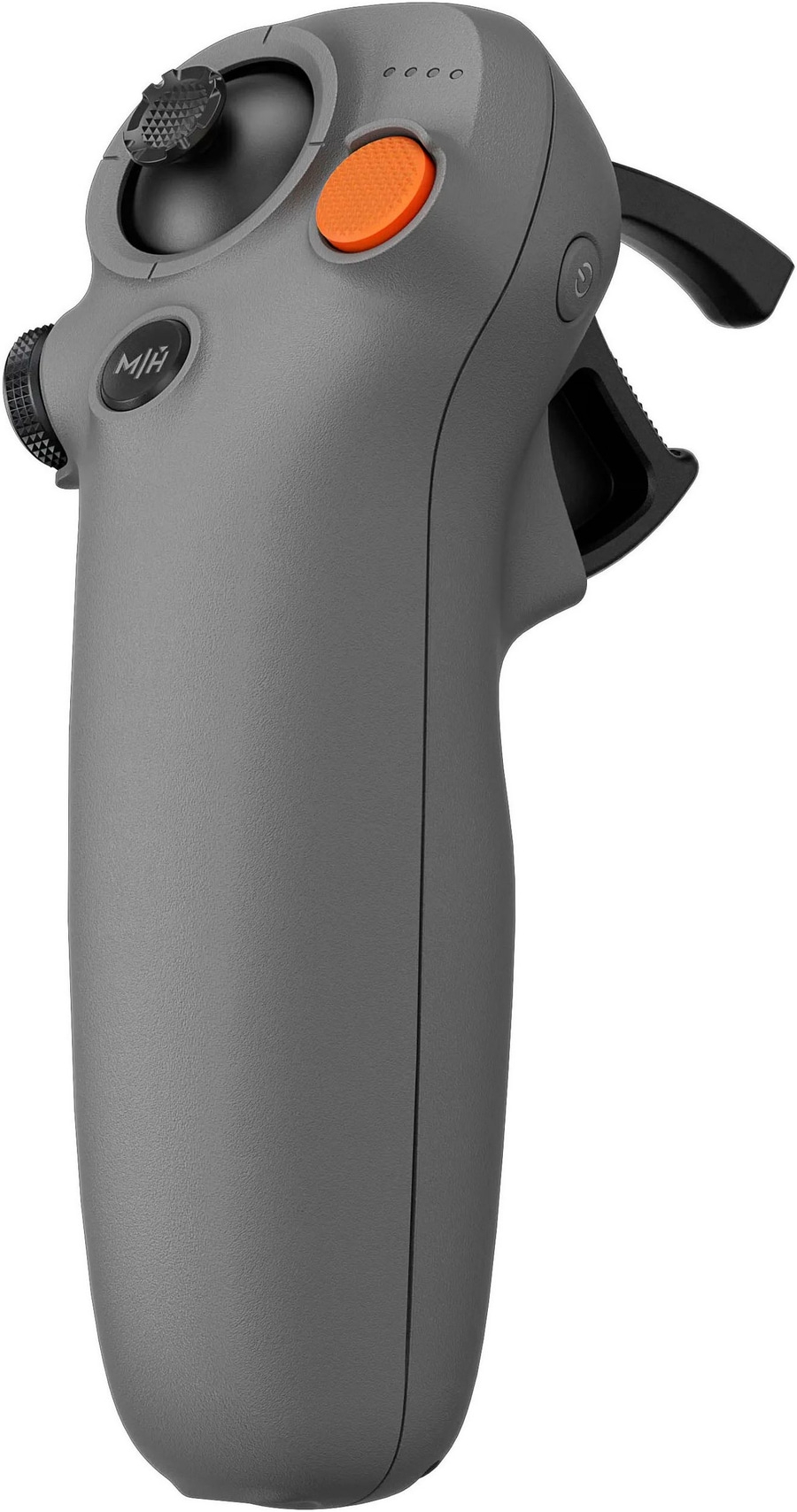 Grauer Controller mit Knöpfen und Auslösern für Drohnen oder ähnliche Geräte