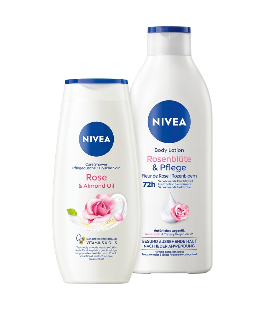 NIVEA Rosenliebe 2 x Geschenkset Duschgel 250 ml und Bodylotion 400ml NIVEA Rosenliebe 2 x Geschenkset Duschgel 250 ml und Bodylotion 400ml