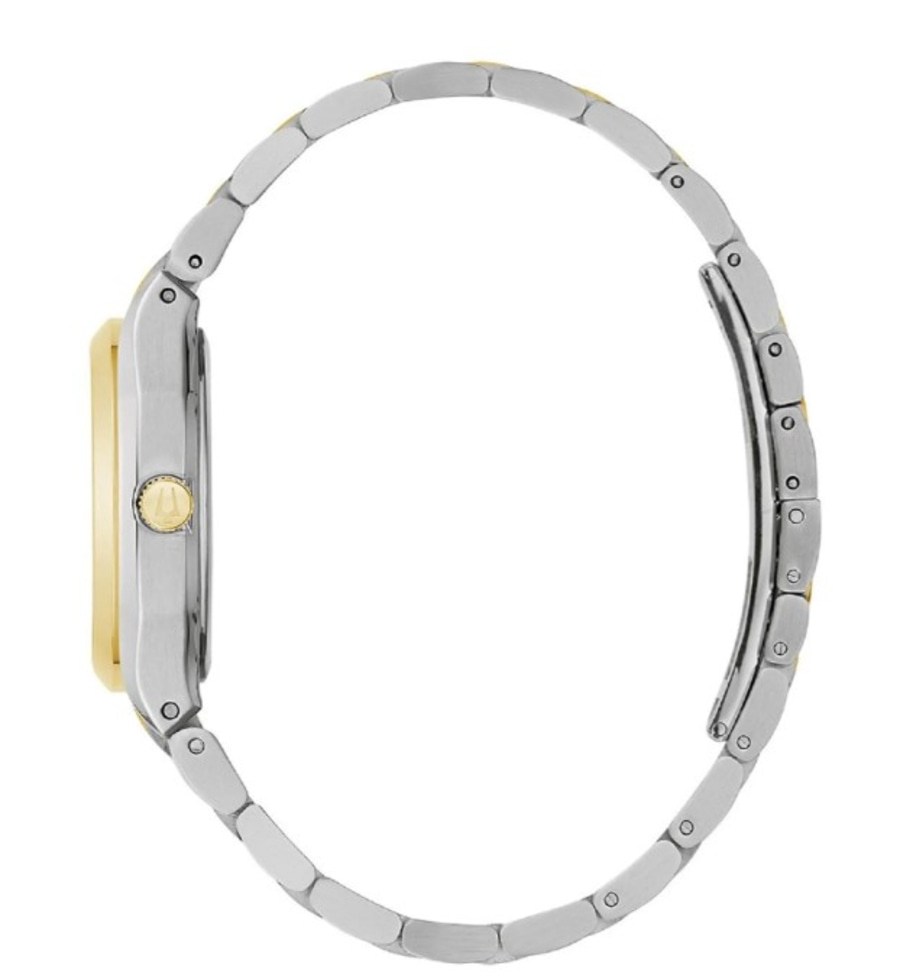 Bulova 98M132 Armbanduhr Damenuhr Quarz Edelstahlarmband Datumanzeige B-Ware