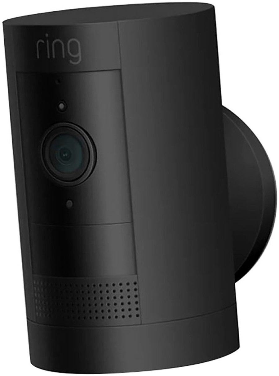 RING Überwachungskamera Stick Up Cam Battery Gegensprechfunktion schwarz B-WARE