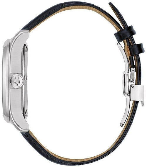 BULOVA 96B385 Mechanische Herrenuhr Lederarmband Saphirglas Datumanzeige B-Ware