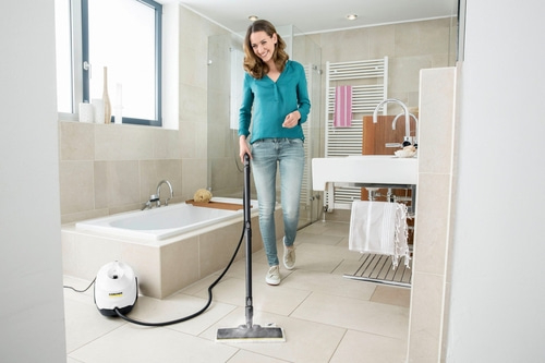 KÄRCHER Dampfreiniger SC 3 EASYFIX 1900W 30sec Aufheizzeit weiß/schwarz B-WARE