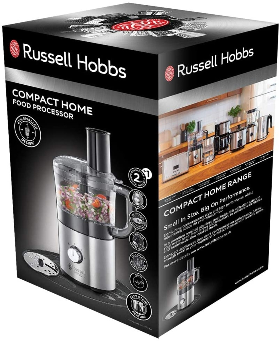 RUSSELL HOBBS Mini-Food Processor Küchenmaschine Compact Home 25280-56 1,2L 500W