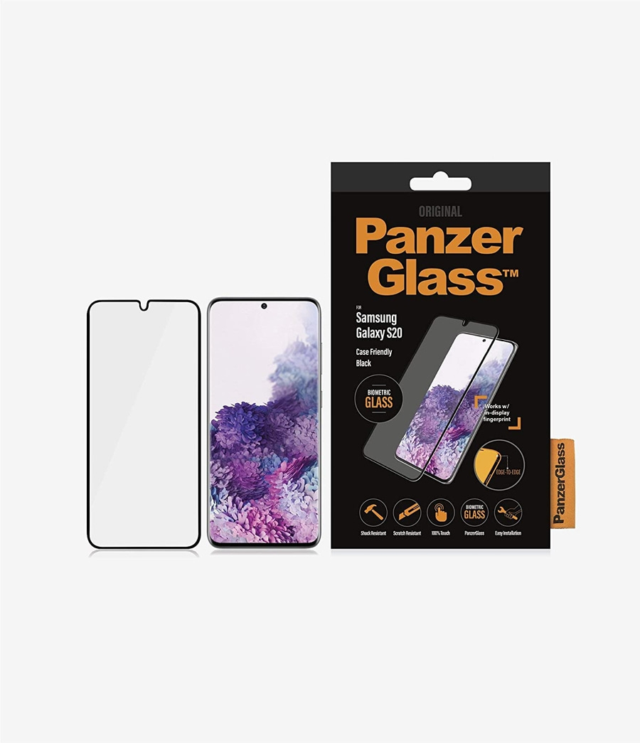 PanzerGlass™ Displayschutzfolie Samsung Galaxy S20 Handy Schutzfolie ScreenGlas
