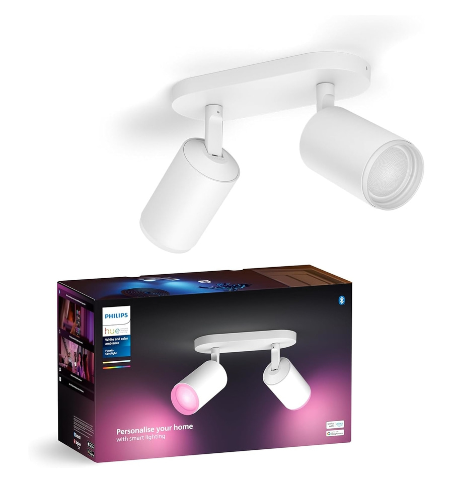 PHILIPS Hue 2er-Spot Fugato Deckenlampe Deckenspot Smart LED Lampe Strahler NEU