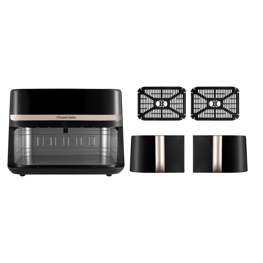 RUSSELL HOBBS Heißluftfritteuse 2 Kammern 9 L Rapid Airfryer Satisfry 27680-56